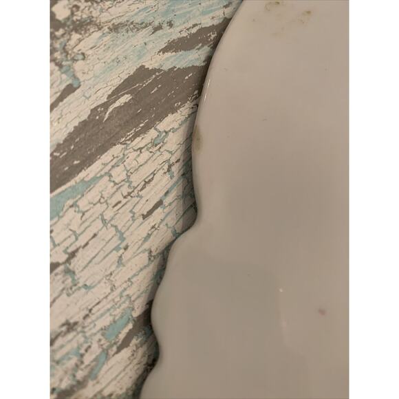 Vintage Imperial H & C Carlsbad Austria Large 19" Platter Pink Floral Green Leav - Picture 11 of 11